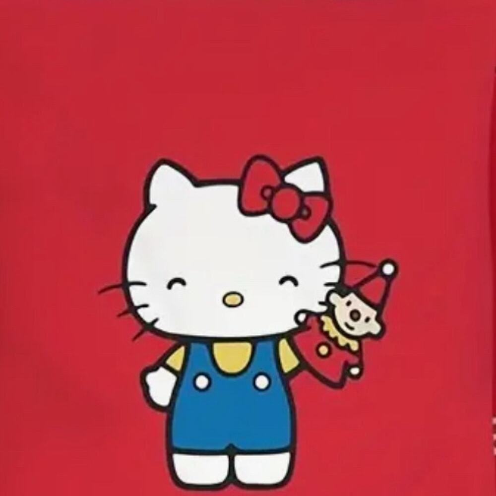 Sanrio‎ Cute Hello Kitty Print Canvas Tote Bag  9x12